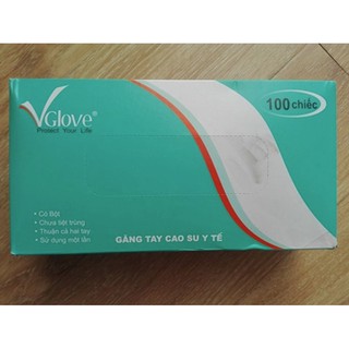 Găng tay y tế VGLOVE – có bột (Size S)