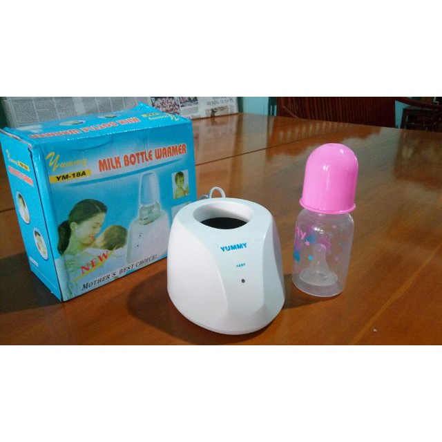 Máy hâm sữa siêu tốc Yummy Chính Hãng cho bé + Kèm 01 Bình sữa