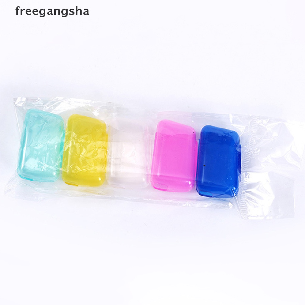 [FREG] 5pcs/set Portable Toothbrush Head Cover Travel Outdoor Tooth Brush Cover FDH