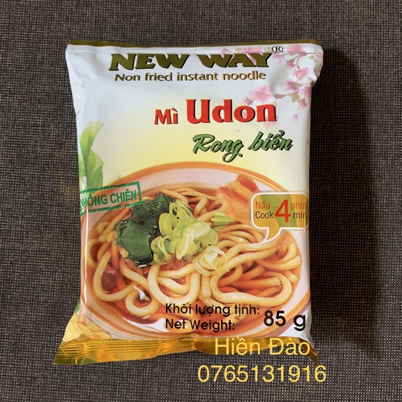 5 Mì Udon Rong Biển Chay 85 gr thực phẩm xanh mì không chiên thumbnail