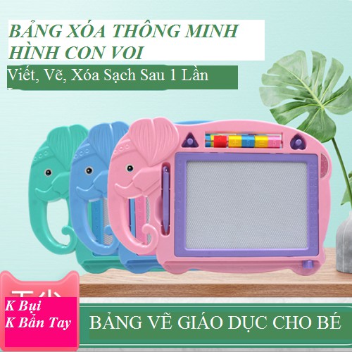 Đồ Chơi Bảng Xóa Thông Minh Viết Vẽ Học Toán 3IN1 Cho Bé (Có Ảnh Thật)