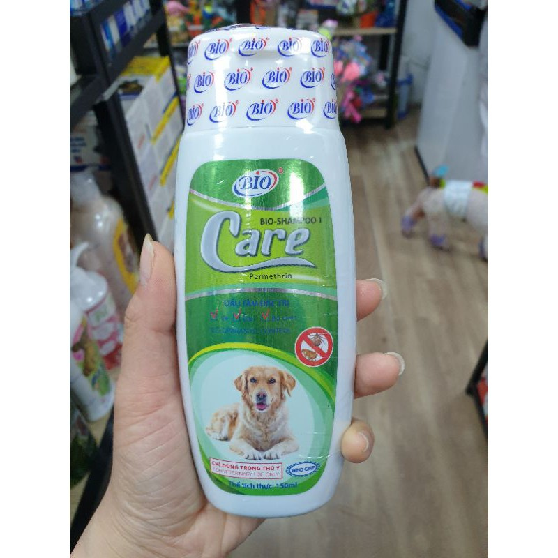 Sữa tắm Bio Care đặc trị ve rận, bọ chét cho thú cưng 150ml - Lida Pet Shop