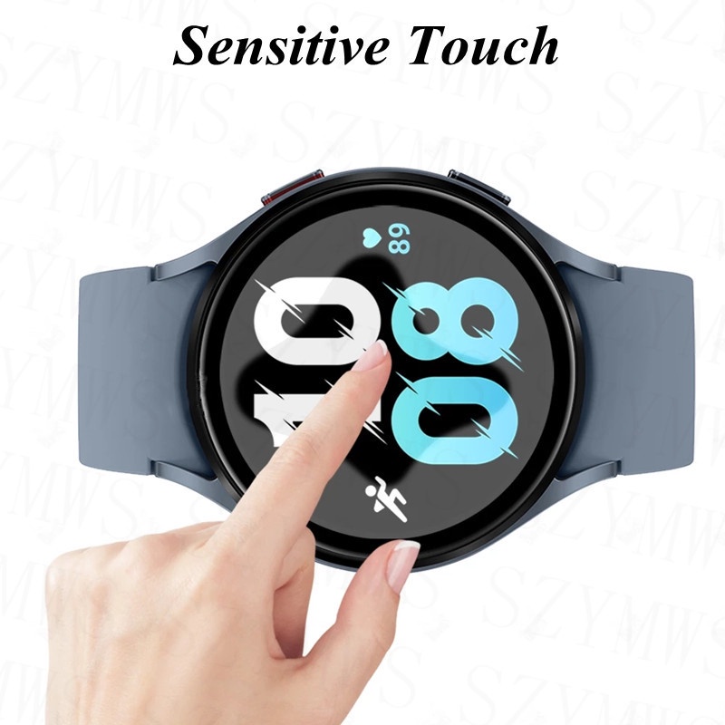 Kính Cường Lực Cong 3D Cho Đồng Hồ Thông Minh Samsung Galaxy Watch 6 6 Classic 4 5 5 Pro