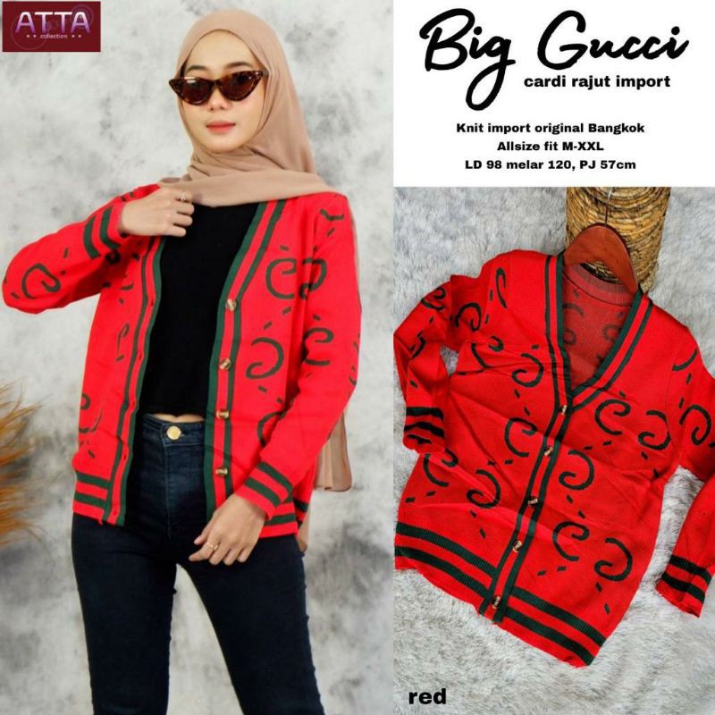 Áo Khoác Cardigan Gucci Cỡ Lớn Thiết Kế Trẻ Trung Cá Tính