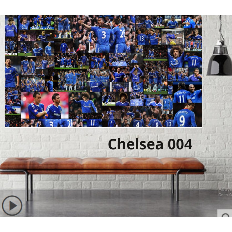Poster Chelsea dán tường 40x60cm giá rẻ chất lượng cực đẹp