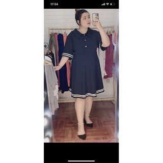 Đầm polo viền trắng bigsize 80-140kg