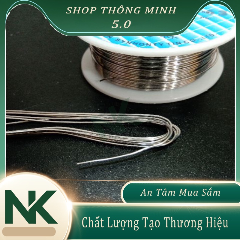 Thiếc Hàn SN63 0.8MM Đóng Gói Lẻ 1 métThiếc SN63 sợi 0.8mm chuyên dụng cho mạch điện