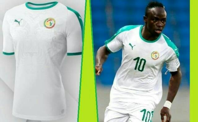 Áo Thun Đá Banh Jersey Sinegal World Cup 2018 Mới