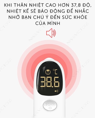 Nhiệt kế hồng ngoại HCO đo nhanh chính xác tiện dụng - Bảo hành 12 tháng