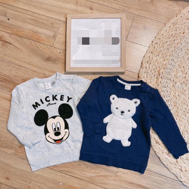 Áo nỉ bé trai HM