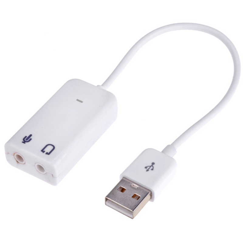 Bộ chuyển đổi âm thanh tai nghe 2 trong một với 3 cổng USB 2.0 sang cổng 3.5mm thẻ âm thanh nổi 3D