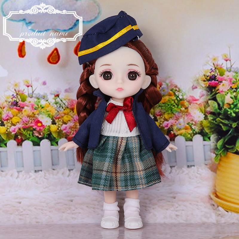 Bộ búp bê Barbie BJD16cm tỉ lệ 1/12