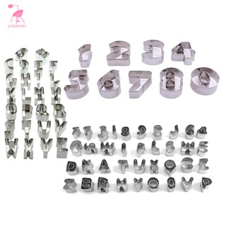 Set 8 khuôn cắt số trang trí bánh 22 * 17cm