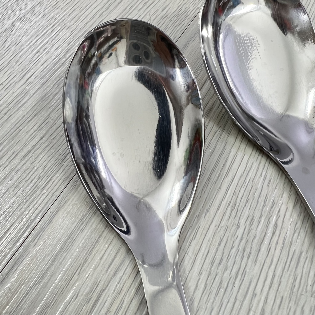 Muỗng thìa cơm phở súp inox cao cấp thép không gỉ - CANH CAM