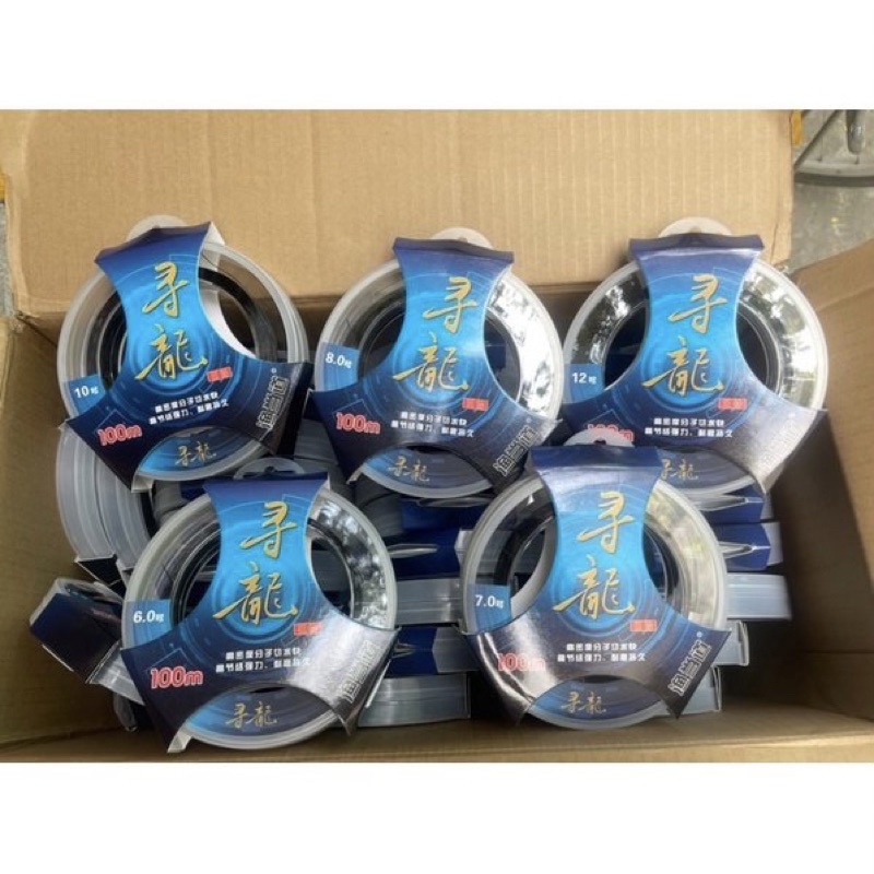 Cước săn hàng TẦM XANH 100m(Loại trục và thẻo) tải cá tốt, chất lượng vượt tầm giá.