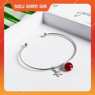 Vòng tay sao bạc s925 pha lê thời trang hàn quốc kensir
