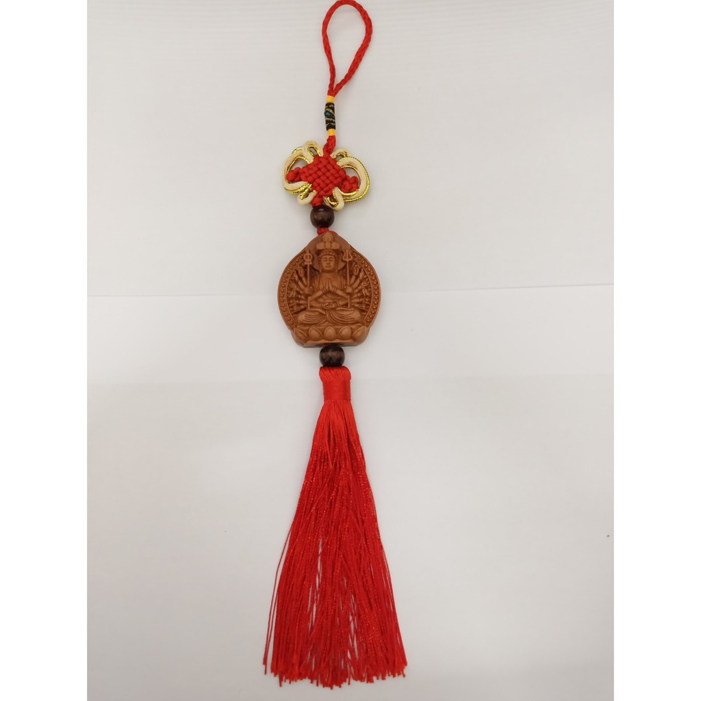 Khánh Treo Hình  Tượng Phật Bà Nghìn Tay Treo Xe Hơi Ô Tô Bằng Gỗ