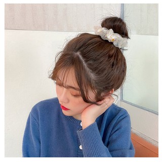 Dây Buộc Tóc Hoa Cúc Scrunchies
