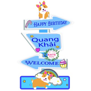 CÂY WELCOME TRANG TRÍ SINH NHẬT