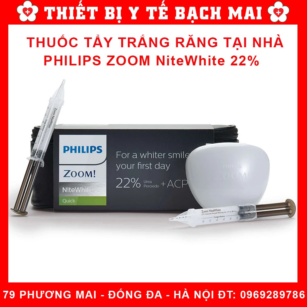 Gel Tẩy Trắng Răng Tại Nhà Philips Zoom NiteWhite 22%