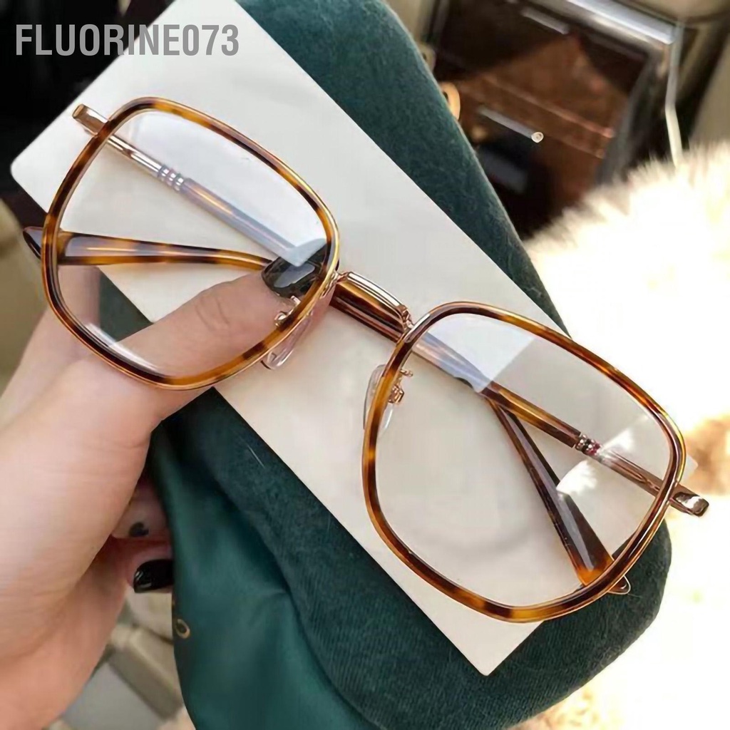 Kính Mát Gọng Vuông Chống Ánh Sáng Xanh Phong Cách Cổ Điển Cho Nam Và Nữ