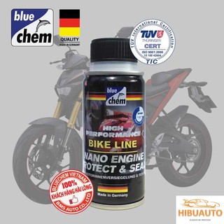 Nano bảo vệ động cơ cho mô tô xe máy Bluechem Nano Engine Super Protection 50ml