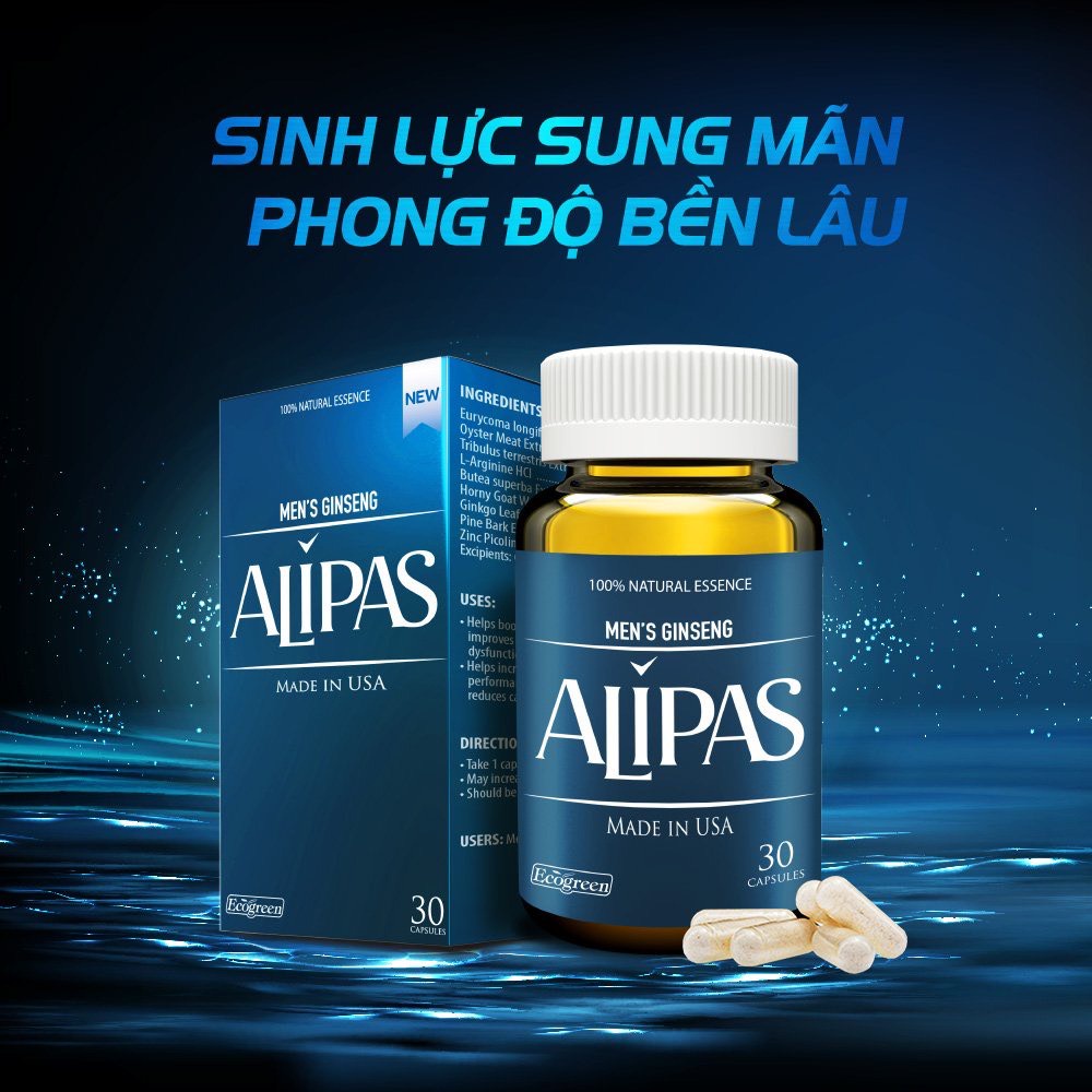 SÂM ALIPAS 30V CHÍNH HÃNG -TĂNG CƯỜNG SINH LÍ PHÁI MẠNH