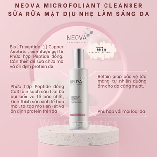 Sữa Rửa Mặt Neova Microfoliant Cleanser Dịu Nhẹ Làm Sáng Da 250ml