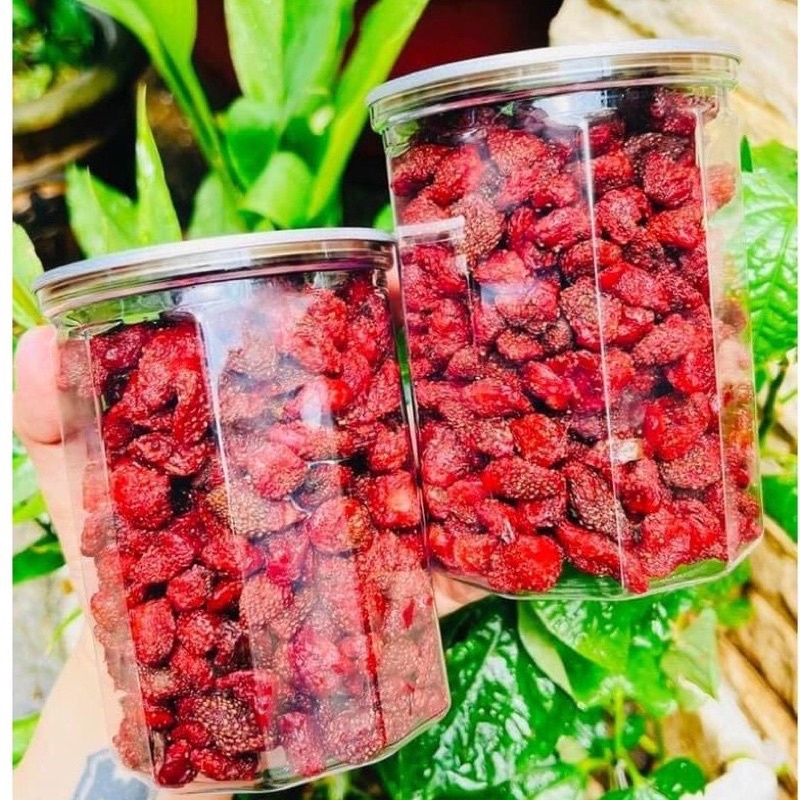 Hũ Dâu Tây Sấy Dẻo Đà Lạt, Ô Mai Dâu