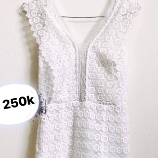 Váy ren trắng cao cấp size S