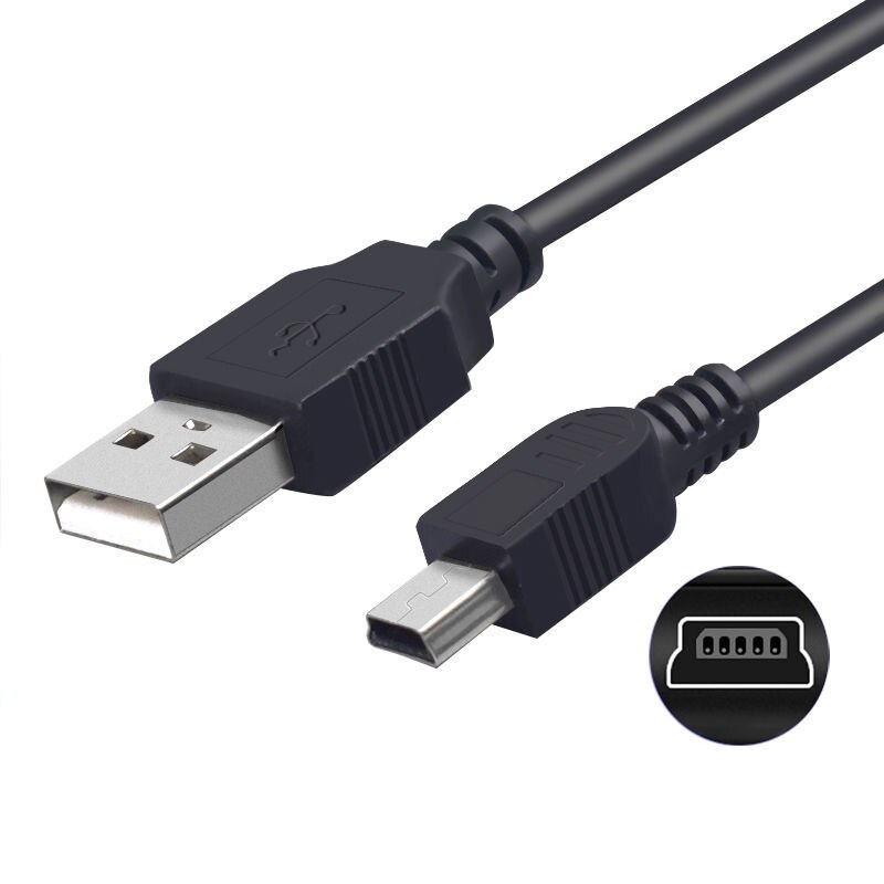 Dây Cáp Sạc Chuyển Đổi Dữ Liệu USB Mini Sang USB MP4 DVR GPS Kỹ Thuật Số Cho Điện Thoại Di Động