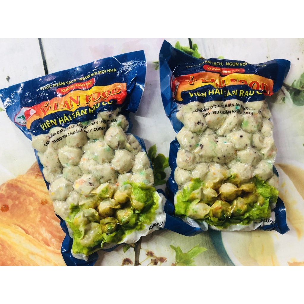 100g Viên hải sản rau củ