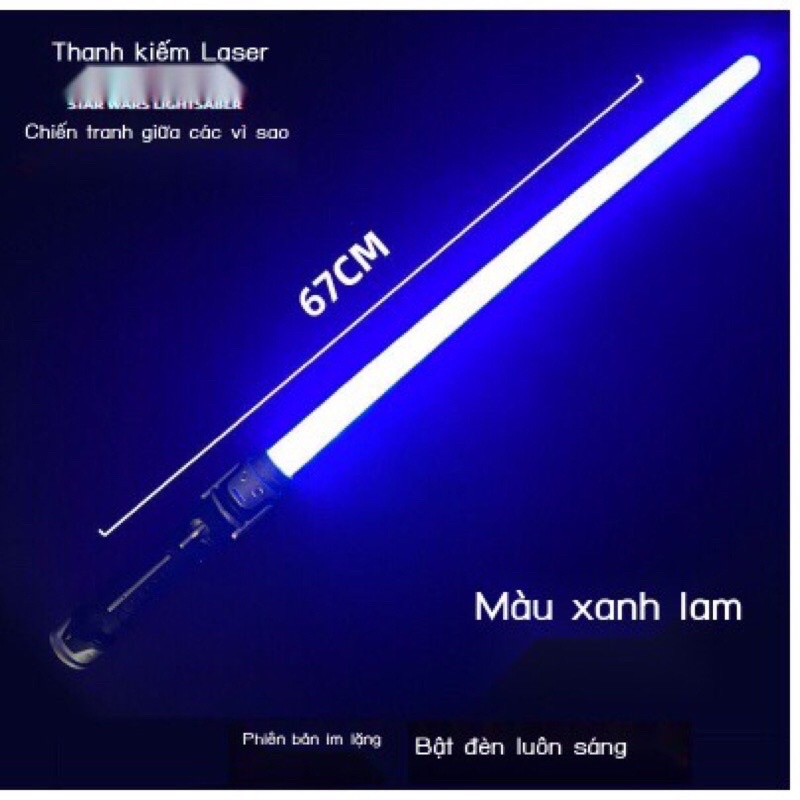 Tặng  GẬY phát sáng, âm thanh laze Star Wars Phát sáng, đấu nối thành gậy.