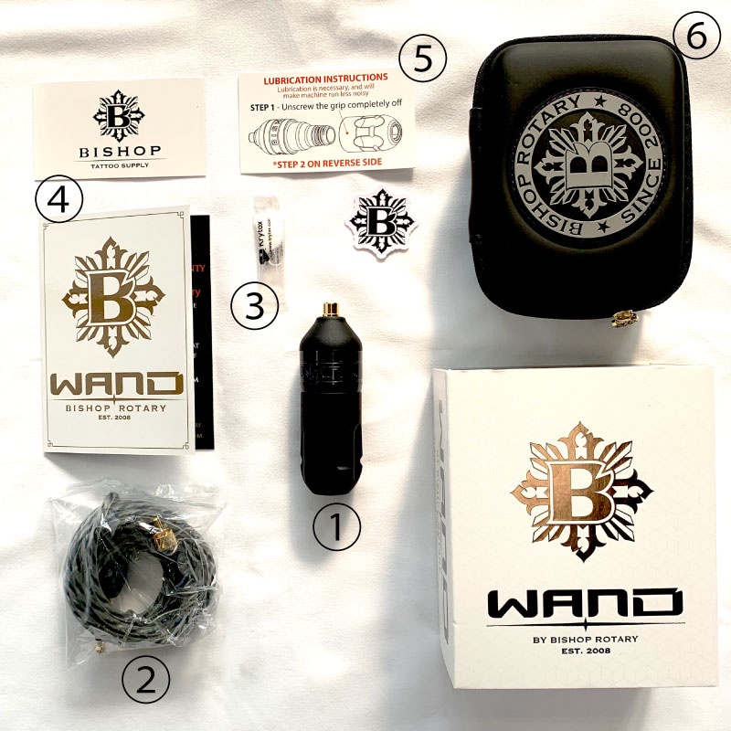 Máy xăm hình tattoo_bishop wand _ dòng pen xăm cao cấp _ Nhỏ gọn _  sử dụng cho xăm nét và đánh Bóng