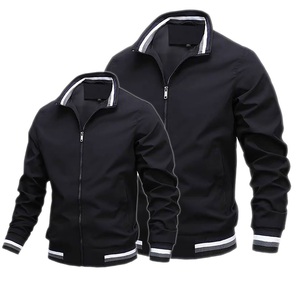 Áo Khoác Dù Nam 2 lớp màu đen Muradfashion, Áo Khoác Nam mẫu mới hot trend 2021 NT7914