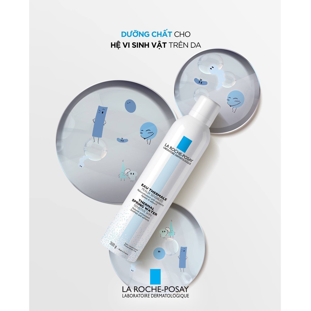 Nước xịt khoáng làm sạch và làm dịu La Roche Posay cho da nhạy cảm La Roche-Posay Thermal Spring Water #Pvy Beauty