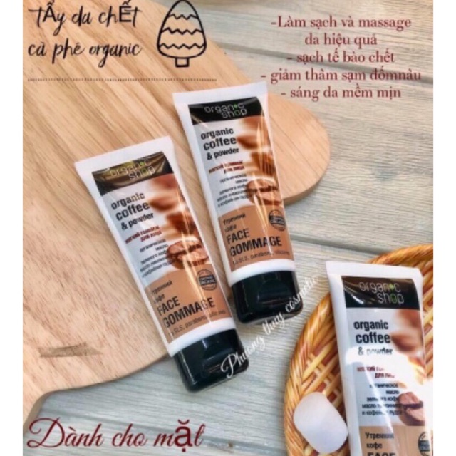 Tẩy tế bào chết cafe cho mặt( nga) | BigBuy360 - bigbuy360.vn
