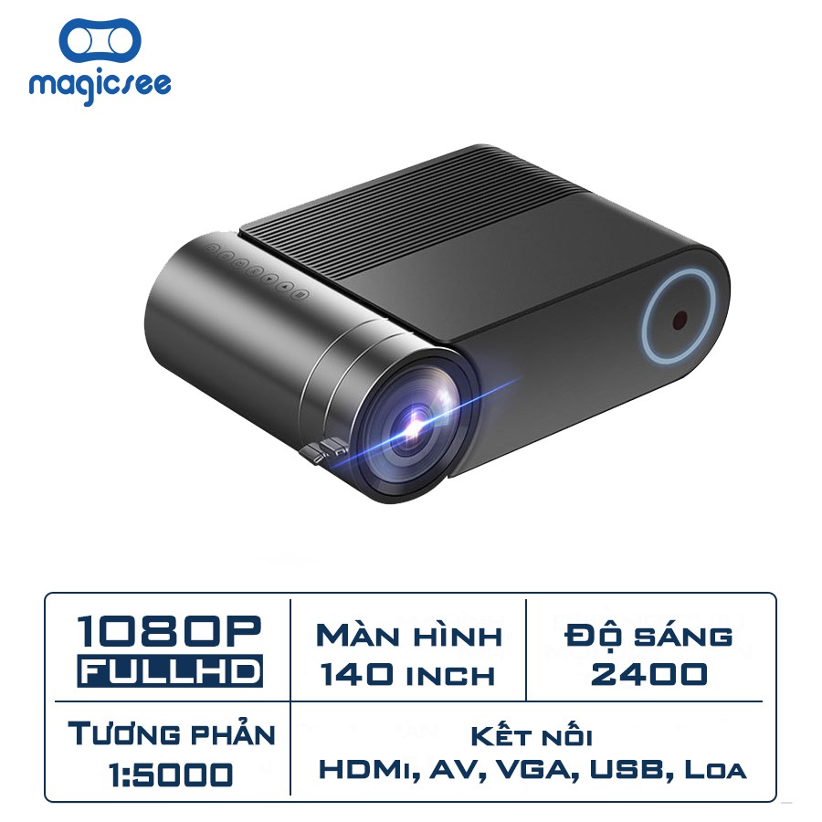 [Mã 155ELSALE giảm 7% đơn 300K] Máy chiếu mini YG550 Full HD1080 Máy chiếu mini gia đình tốt nhất