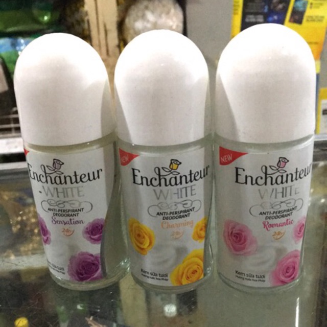 Lăn Khử Mùi Enchanteur Đủ Màu 50ml