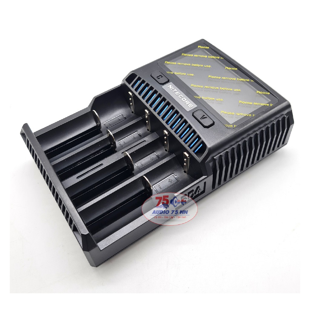 {Hàng chính hãng} Bộ Sạc pin thông minh siêu nhanh 6A Nitecore SC4, hiển thị thông số pin