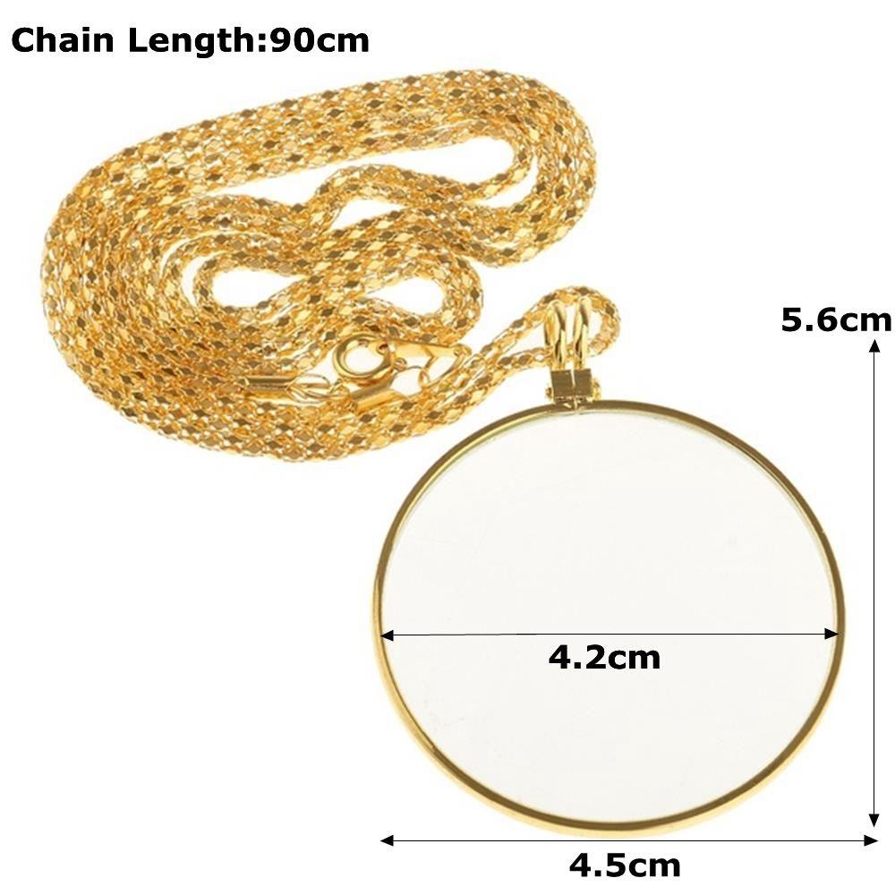 Vòng cổ Mặt Kính Lúp Đọc Sách Độc Đáo