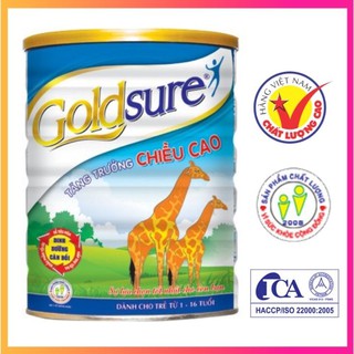 Sữa bột tăng trưởng chiều cao Goldsure lon 900g
