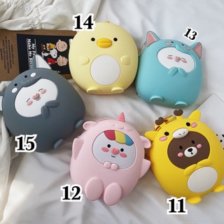 [Tặng quà ] Sỉ Lẻ Balo Silicon hoạt hình Gấu Brown Heo Voi Quncle