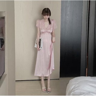 Váy ngủ lụa dáng dài