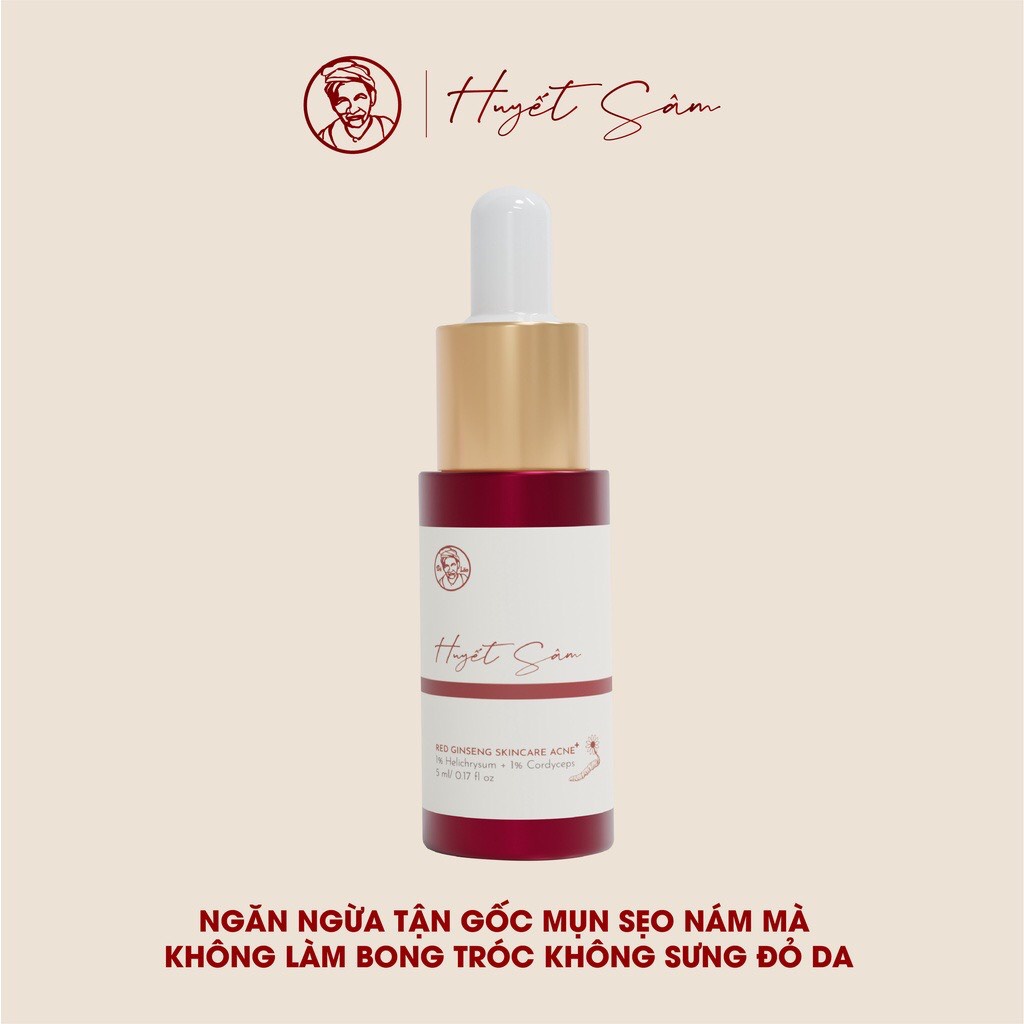 Huyết sâm [ Bà Lão ]  Serum mụn Huyết Sâm P.lus 5ml, Chính Hãng | BigBuy360 - bigbuy360.vn
