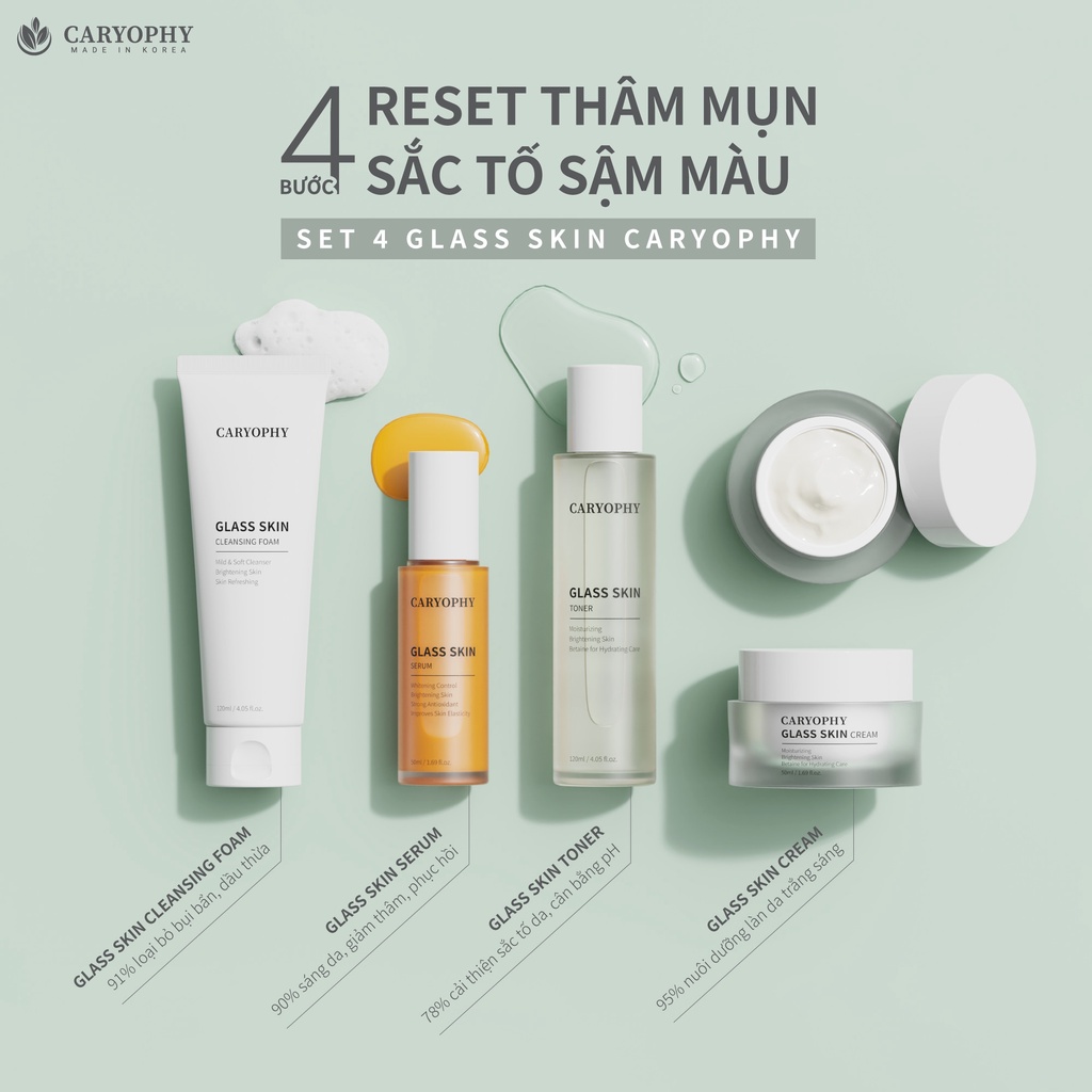 Tinh Chất Dưỡng Sáng Da Caryophy Glass Skin Serum 50ml