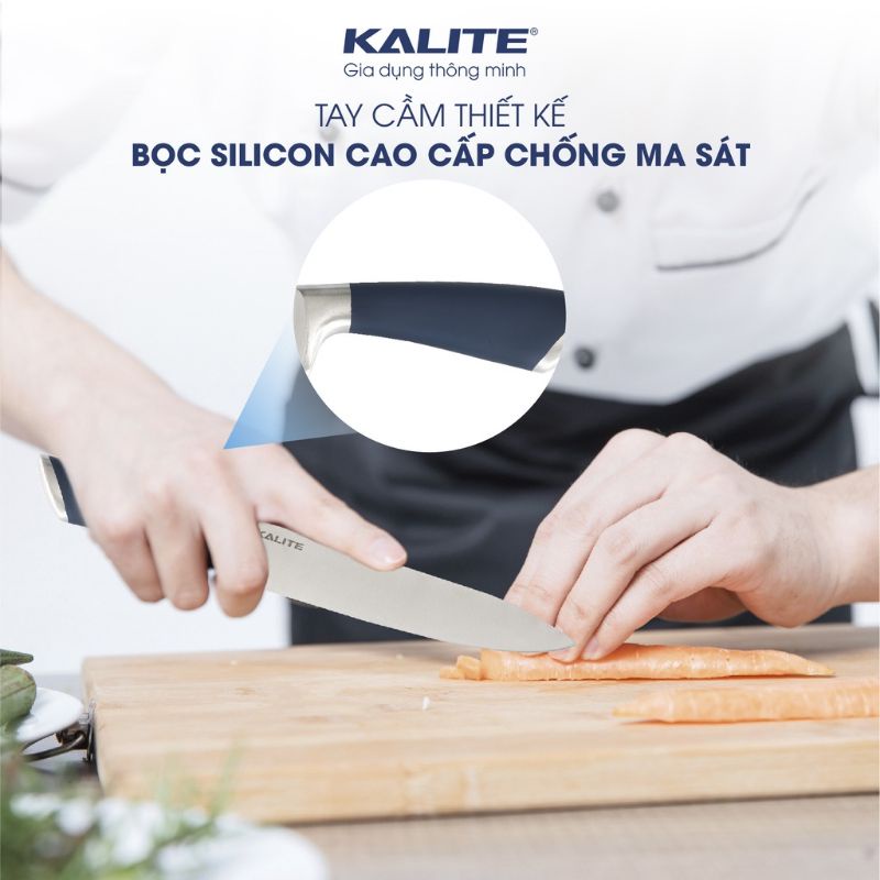 Bộ dao kéo 6 món Kalite KL 190, chất liệu inox nguyên khối cao cấp, hàng chính hãng
