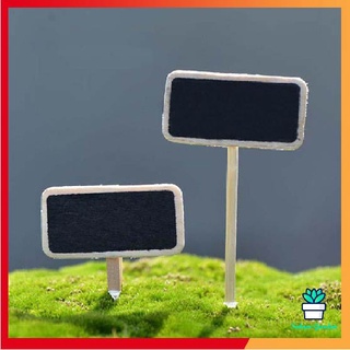 Phụ kiện tiểu cảnh - bảng tên gỗ