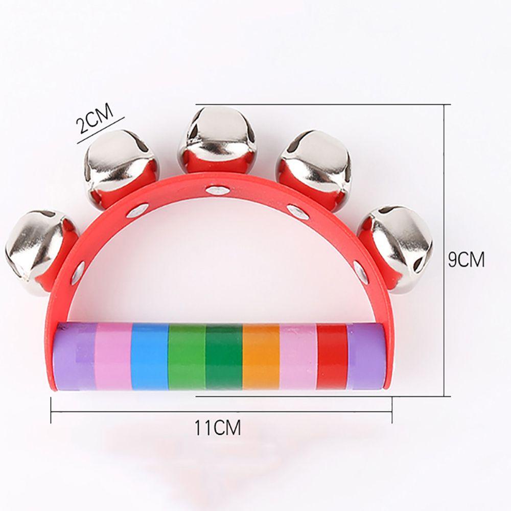 Lục Lạc Cầm Tay 5 Thanh Lục Lạc Đồ Chơi Âm Nhạc Cho Bé
