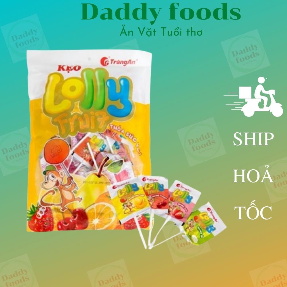 Kẹo mút lolly tràng an túi 12 que, khối lượng 72g